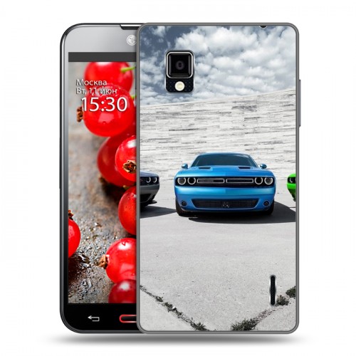 Дизайнерский пластиковый чехол для LG Optimus G Dodge