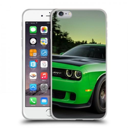 Дизайнерский силиконовый чехол для Iphone 6 Plus/6s Plus Dodge