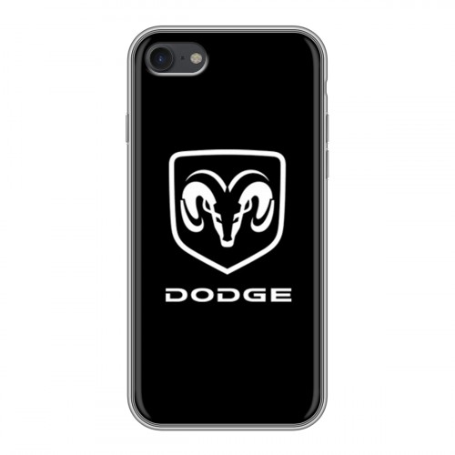 Дизайнерский силиконовый чехол для Iphone 7 Dodge