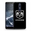 Дизайнерский пластиковый чехол для Nokia 5.1 Dodge