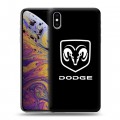Дизайнерский силиконовый чехол для Iphone Xs Max Dodge