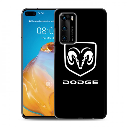 Дизайнерский силиконовый с усиленными углами чехол для Huawei P40 Dodge