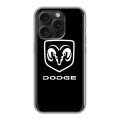 Дизайнерский силиконовый чехол для Iphone 15 Pro Dodge