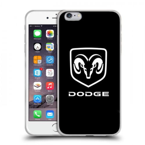 Дизайнерский силиконовый чехол для Iphone 6 Plus/6s Plus Dodge