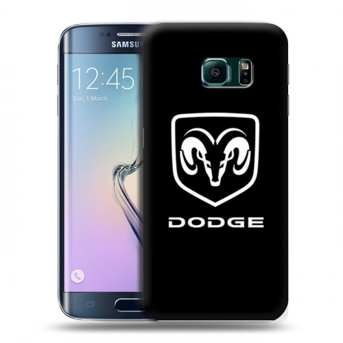 Дизайнерский пластиковый чехол для Samsung Galaxy S6 Edge Dodge