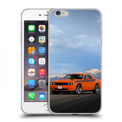 Дизайнерский силиконовый чехол для Iphone 6 Plus/6s Plus Dodge