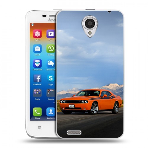 Дизайнерский пластиковый чехол для Lenovo S650 Ideaphone Dodge