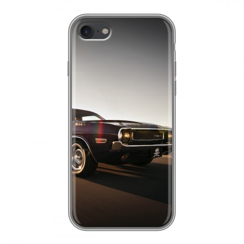 Дизайнерский силиконовый чехол для Iphone 7 Dodge