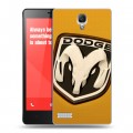 Дизайнерский пластиковый чехол для Xiaomi RedMi Note Dodge