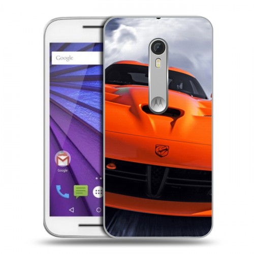 Дизайнерский пластиковый чехол для Lenovo Moto G Dodge