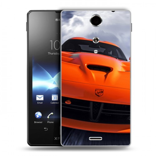 Дизайнерский пластиковый чехол для Sony Xperia TX Dodge