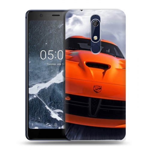 Дизайнерский пластиковый чехол для Nokia 5.1 Dodge