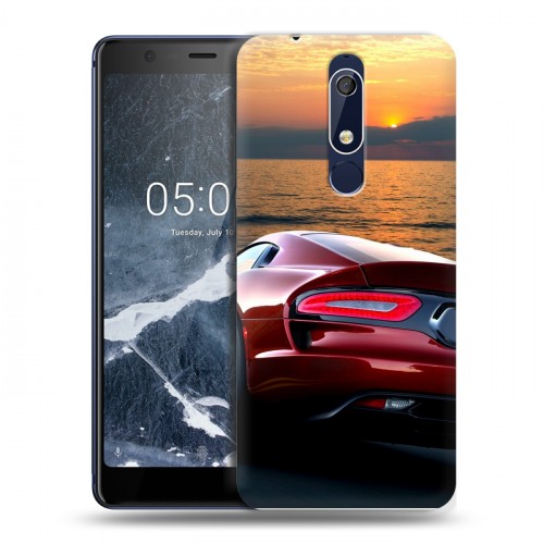 Дизайнерский пластиковый чехол для Nokia 5.1 Dodge