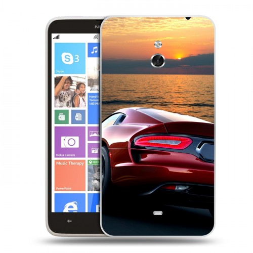 Дизайнерский пластиковый чехол для Nokia Lumia 1320 Dodge