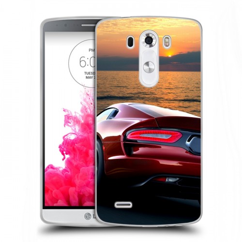 Дизайнерский пластиковый чехол для LG G3 (Dual-LTE) Dodge