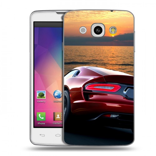 Дизайнерский пластиковый чехол для LG L60 Dodge