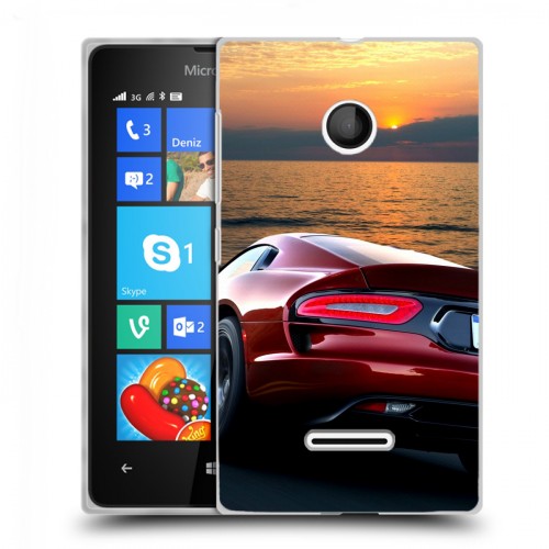 Дизайнерский пластиковый чехол для Microsoft Lumia 435 Dodge