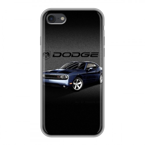 Дизайнерский силиконовый чехол для Iphone 7 Dodge