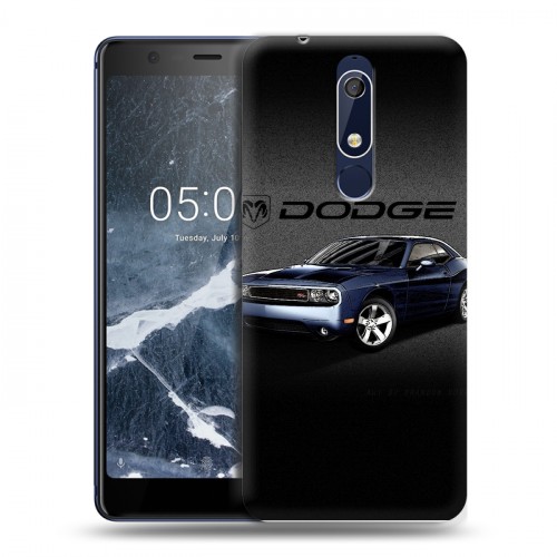 Дизайнерский пластиковый чехол для Nokia 5.1 Dodge