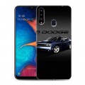 Дизайнерский пластиковый чехол для Samsung Galaxy A20s Dodge