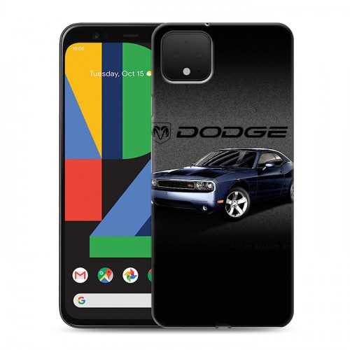 Дизайнерский силиконовый чехол для Google Pixel 4 XL Dodge