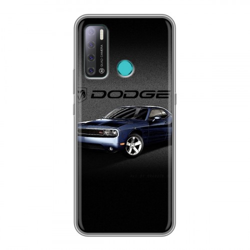 Дизайнерский силиконовый с усиленными углами чехол для Tecno Pouvoir 4 Dodge