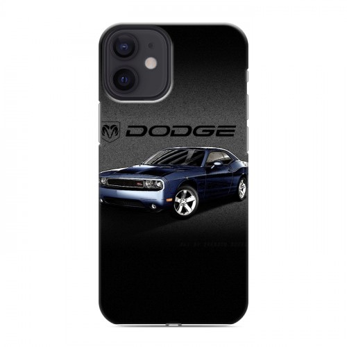 Дизайнерский силиконовый с усиленными углами чехол для Iphone 12 Mini Dodge