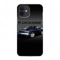 Дизайнерский силиконовый чехол для Iphone 12 Dodge