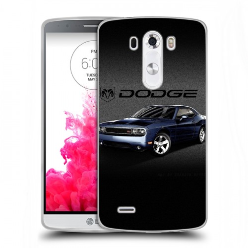 Дизайнерский пластиковый чехол для LG G3 (Dual-LTE) Dodge