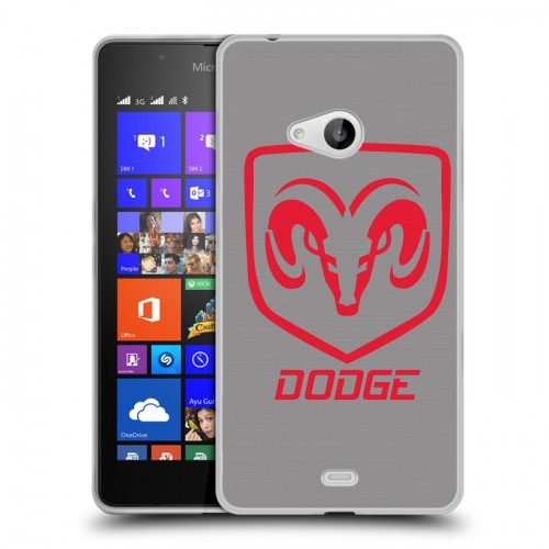 Дизайнерский пластиковый чехол для Microsoft Lumia 540 Dodge