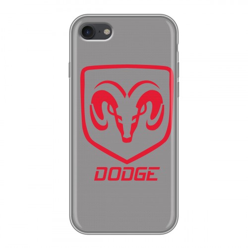 Дизайнерский силиконовый чехол для Iphone 7 Dodge