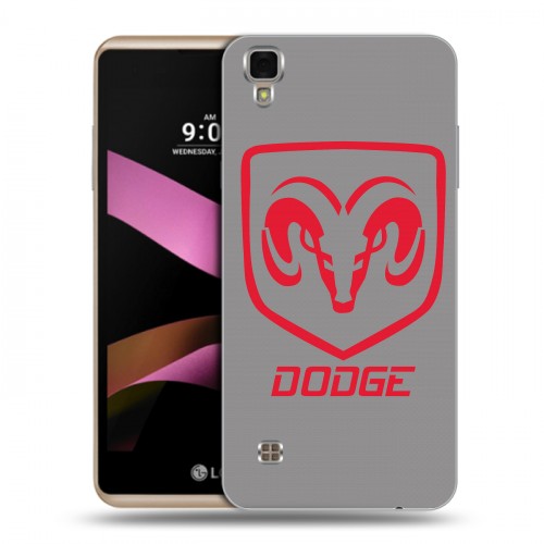 Дизайнерский пластиковый чехол для LG X Style Dodge