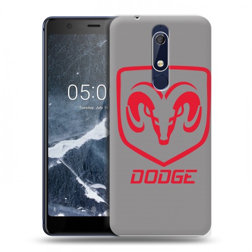 Дизайнерский пластиковый чехол для Nokia 5.1 Dodge