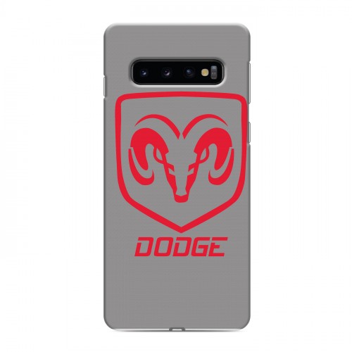 Дизайнерский силиконовый чехол для Samsung Galaxy S10 Dodge