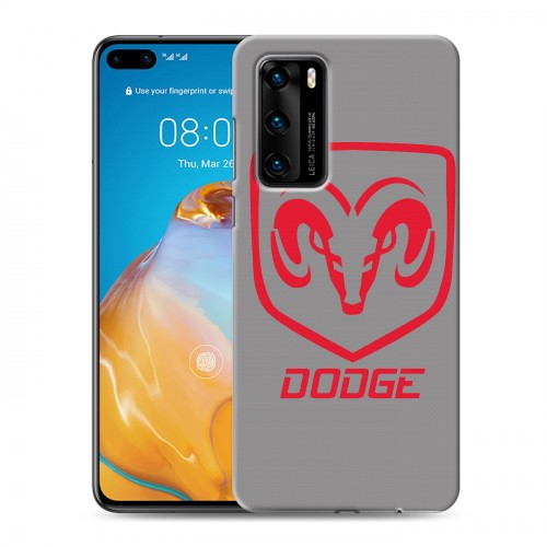 Дизайнерский силиконовый с усиленными углами чехол для Huawei P40 Dodge