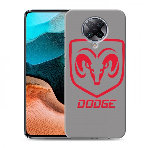 Дизайнерский силиконовый с усиленными углами чехол для Xiaomi RedMi K30 Pro Dodge