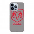 Дизайнерский силиконовый чехол для Iphone 13 Pro Dodge