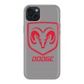 Дизайнерский пластиковый чехол для Iphone 15 Plus Dodge