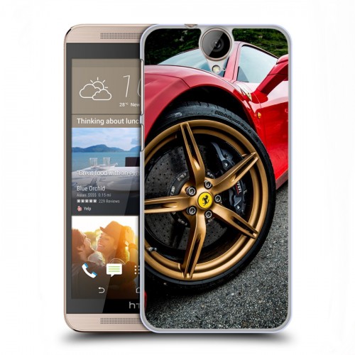 Дизайнерский пластиковый чехол для HTC One E9+ Ferrari