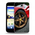 Дизайнерский пластиковый чехол для ZTE Blade A510 Ferrari