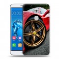 Дизайнерский пластиковый чехол для Huawei Nova Plus Ferrari