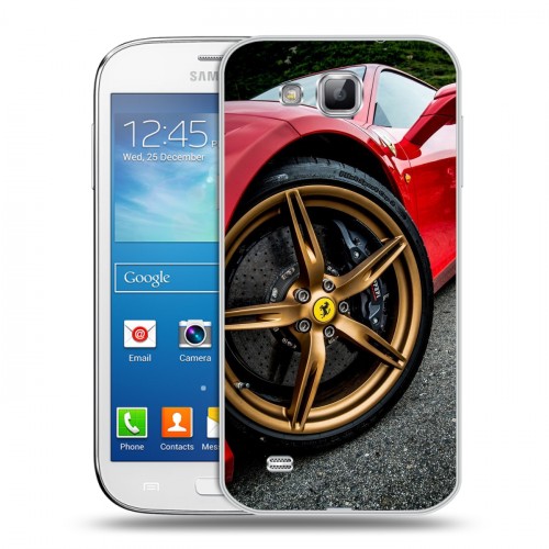 Дизайнерский пластиковый чехол для Samsung Galaxy Premier Ferrari