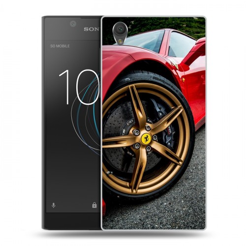 Дизайнерский пластиковый чехол для Sony Xperia L1 Ferrari