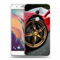 Дизайнерский пластиковый чехол для HTC One X10 Ferrari