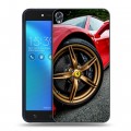 Дизайнерский пластиковый чехол для Asus ZenFone Live Ferrari