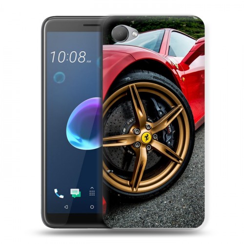 Дизайнерский пластиковый чехол для HTC Desire 12 Ferrari