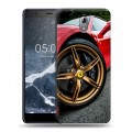 Дизайнерский силиконовый чехол для Nokia 3.1 Ferrari