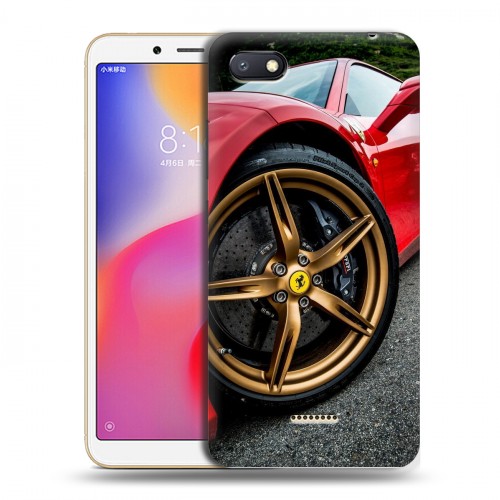 Дизайнерский пластиковый чехол для Xiaomi RedMi 6A Ferrari