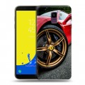 Дизайнерский пластиковый чехол для Samsung Galaxy J6 Ferrari