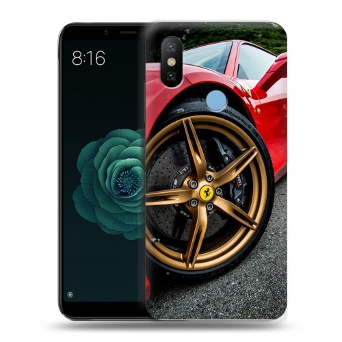 Дизайнерский силиконовый чехол для Xiaomi Mi A2 Ferrari